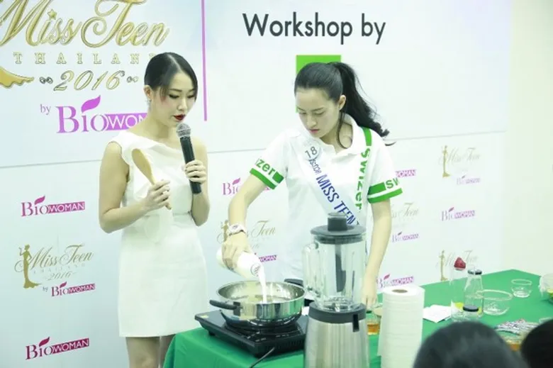 SWIZER จัด Workshop ทำอาหารเพื่อสุขภาพ ร่วมกับ ผู้เข้ารอบ 50 คนสุดท้าย เวที Miss Teen Thailand 2016