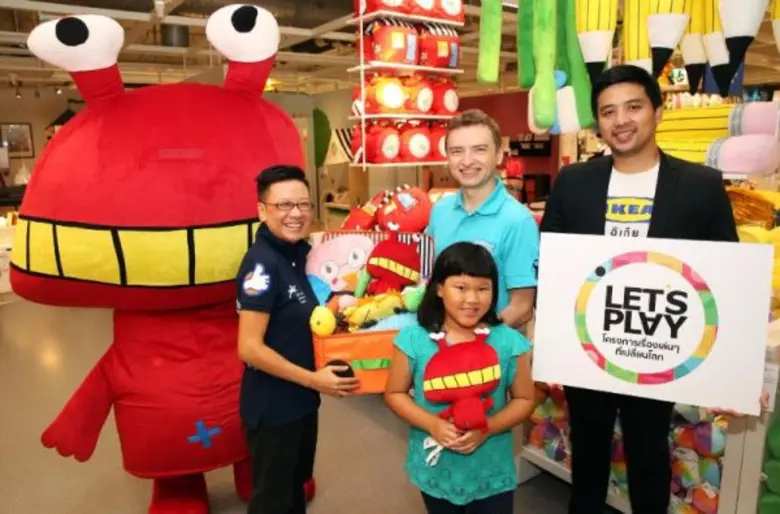 IKEA kicks off its Good Cause campaign, “Let’s Play for Change,” supporting children’s right to play Proudly introduces “The Red Monster,” a new soft toy designed by a Thai child