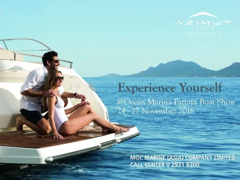 อะซิมุท อวดโฉมโชว์ยอร์ชหรูร่วมงาน “โอเชี่ยน มารีน่า พัทยา โบ๊ต โชว์”