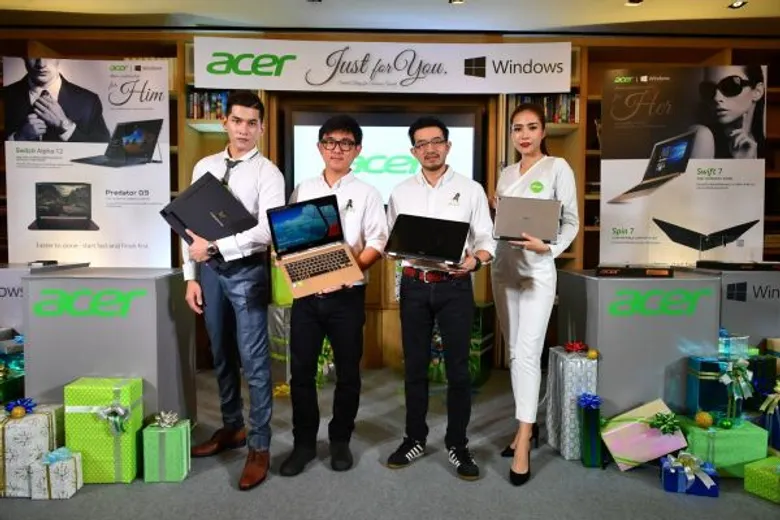เอเซอร์เปิดตัวพรีเมียมโน้ตบุ๊ค 4 รุ่น จับเทรนด์คนรุ่นใหม่ เน้นนวัตกรรมการใช้งานผสานดีไซน์ ในสไตล์ “Just For You”