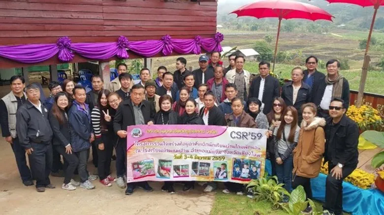 ชสอ. ร่วมกับ สอ.ครูเชียงใหม่ จก. จัดกิจกรรม CSR สร้างอาคารพักนอนให้แก่นักเรียนชาวเขา โรงเรียนบ้านแม่ปาน จ.เชียงใหม่