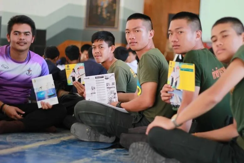 นักศึกษาราชภัฏโคราช ลงพื้นที่แนะแนวโรงเรียน ในโครงการพี่รักน้องนะ ครั้งที่ 3