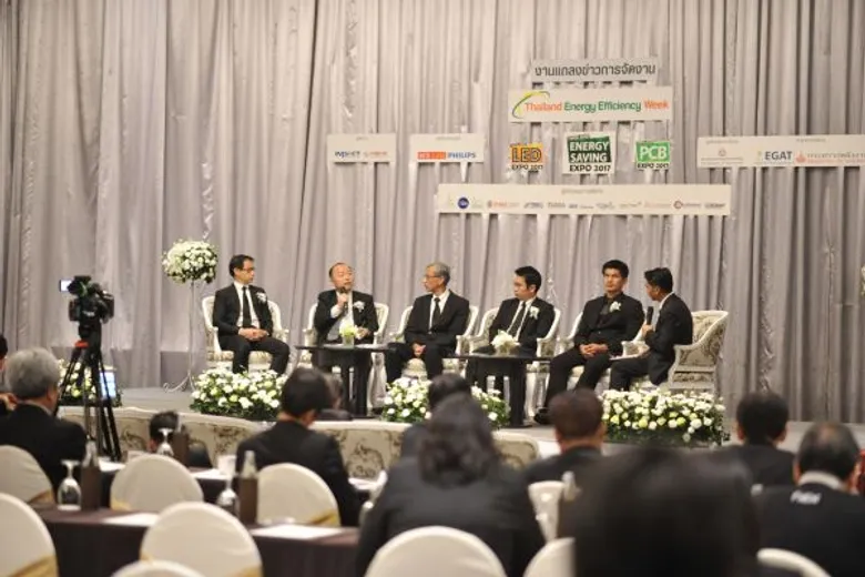 กฟผ. ร่วมกับ กระทรวงพลังงาน เดินหน้าสนับสนุนการสร้างสรรค์นวัตกรรมประหยัดพลังงาน ในงาน “Thailand Energy Efficiency Week 2017” งานแสดงสินค้านานาชาติด้านระบบควบคุมพลังงาน และเทคโนโลยีระบบไฟฟ้าเพื่อการอนุรักษ์พลังงาน