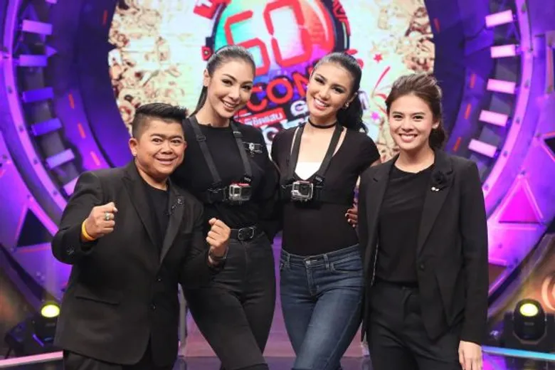 ทีวีไกด์: รายการ “The 60 Seconds game 60 วิ พิชิตแสน TAG TEAM” 2 นางงามมิสแกรนด์ “ฝ้าย สุภาพร” - “เอริสก้า” ทิ้งความสวย ลุยทุกเกม!!!