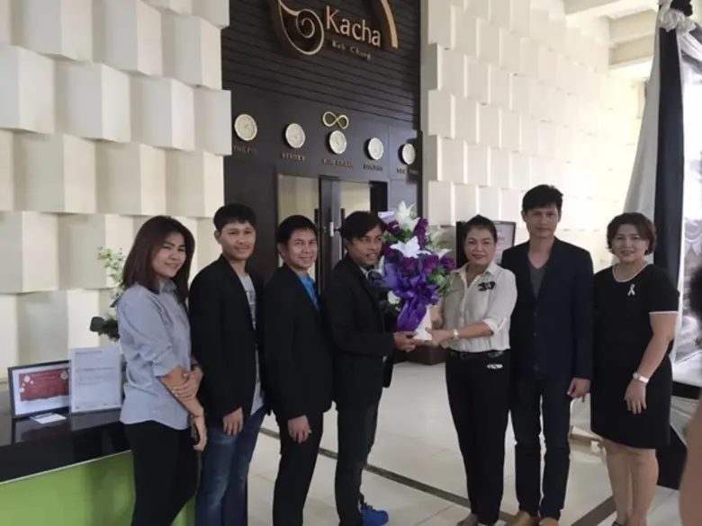 ภาพข่าว: RBRU : คณะนิเทศศาสตร์ มรภ.รำไพพรรณี สวัสดีปีใหม่สถานประกอบการ