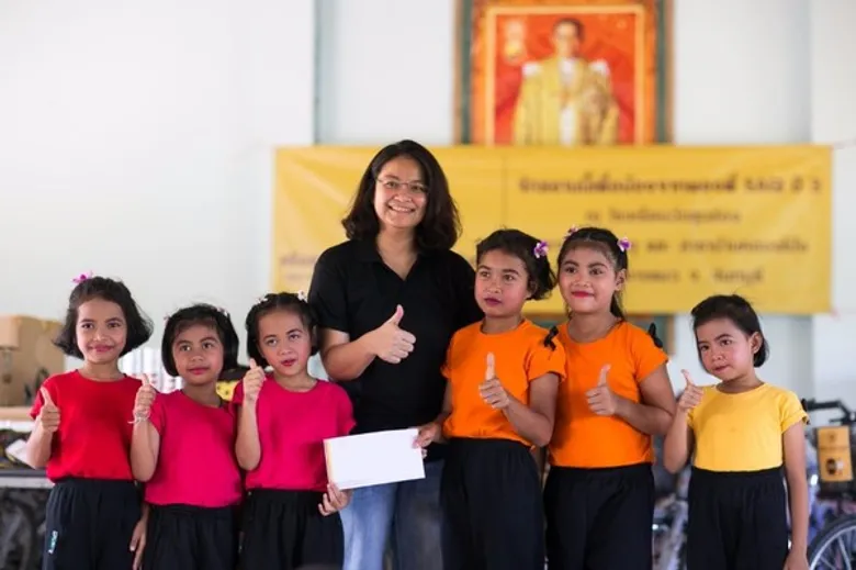 SAGI บริจาคเพื่อสร้างโอกาส กับโครงการ “ปั่นจักรยานไปโรงเรียน” ปี 3