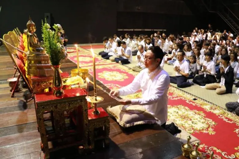 เวิร์คพอยท์นำทีมศิลปินดารา ทำบุญบริษัท ว่าด้วยการ “ให้”