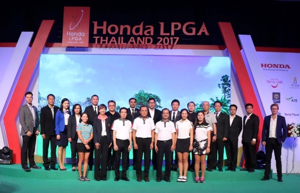 “ช่อง 7 สี” ร่วมกับ “ฮอนด้า” พร้อมเหล่าพันธมิตร และเหล่าคนดัง “นิหน่า-แซมมี่-มิลลี่” เปิดโผก้านเหล็กสาวดาวดังลงสู้ศึก “Honda LPGA THAILAND 2017”