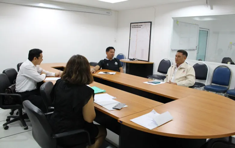 ปภ. โดย ศูนย์ ปภ.เขต 1 ปทุมธานี ติดตามผลการใช้ระบบสารสนเทศ เพื่อการบริหารจัดการกิจการอาสาสมัครป้องกันภัยฝ่ายพลเรือน (E-VOLUNTEER)