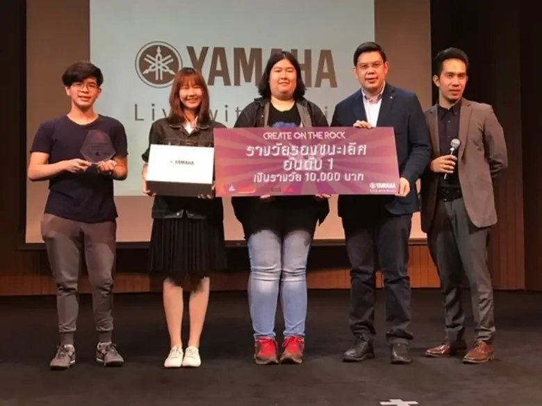สยามดนตรียามาฮ่า สนับสนุนผลงานนักศึกษา มหาวิทยาลัยศิลปากร โชว์แผนการตลาดโรงเรียนดนตรี Create on the ROCK