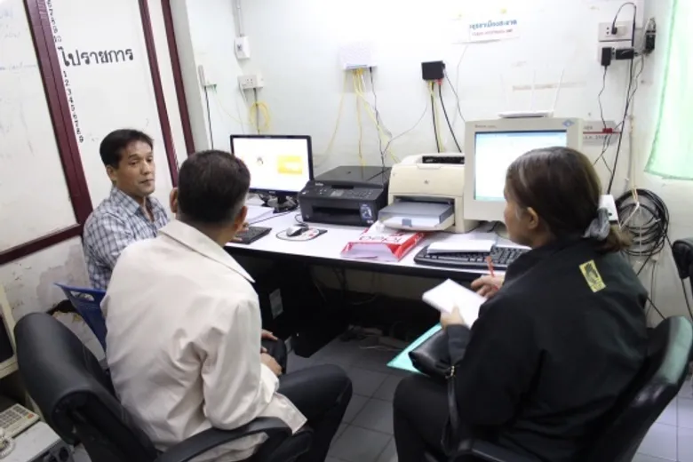 ปภ. โดย ศูนย์ ปภ.เขต 1 ปทุมธานี ติดตามผลการใช้ระบบสารสนเทศ เพื่อการบริหารจัดการกิจการอาสาสมัครป้องกันภัยฝ่ายพลเรือน (E-VOLUNTEER)