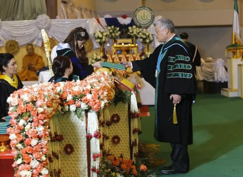 พิธีพระราชทานปริญญาบัตร ครั้งที่ ๓๘ มหาวิทยาลัยแม่โจ้ (วันที่ ๑)