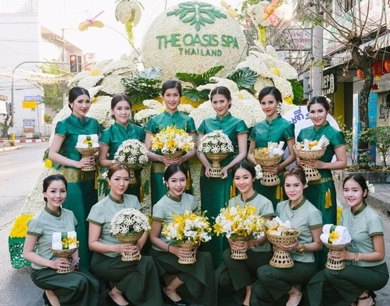 โอเอซิสสปา ร่วมส่งรถขบวนบุปผชาติงานมหกรรมไม้ดอกไม้ประดับ ครั้งที่ 41 ประจำปี 2560