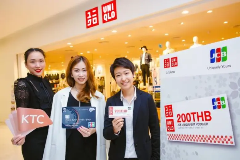 KTC, JCB and Uniqlo offer summer rewards to their customers, giving away 200-Baht voucher for every 2,000 Baht purchase.