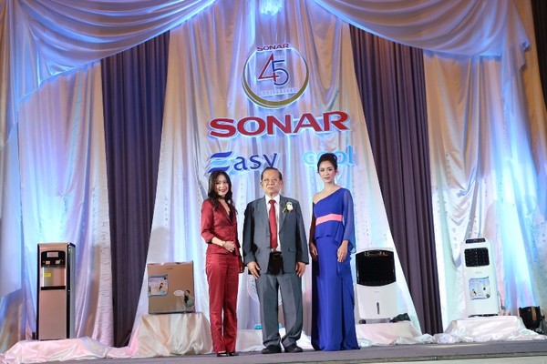 “โซน่าร์” (SONAR) แบรนด์เครื่องใช้ไฟฟ้าสัญชาติไทยที่ครองใจผู้บริโภคมานานกว่า 45 ปี พร้อมเปิดตัวครั้งแรก! มุ่ง ไลฟ์สไตล์แบรนด์ รุกตลาดผ่านมัลติแพลตฟอร์ม คาดเป้าโต 20% ภายในปี 256