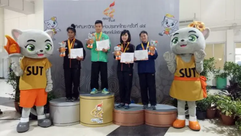 นักกีฬา มรภ.สงขลา ผลงานเยี่ยม คว้า 7 เหรียญ “สุรนารีเกมส์”  เตรียมศึกษาความเป็นไปได้เฟ้นหาช้างเผือกให้โควตาเรียนฟรี