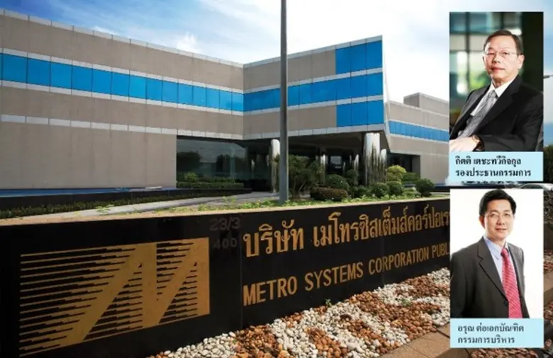 เมโทรซิสเต็มส์ฯ หรือ "MSC" เผยผลประกอบการ...