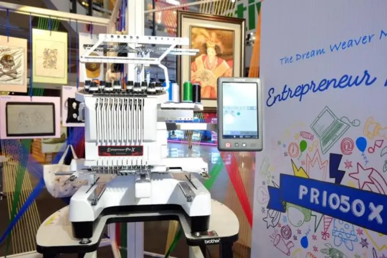 Brother launches “PR1050X Embroidery Machine,” the first machine which shows real-time operation with Live Camera Positioning technology and allows users to design even without software with My Design Center.