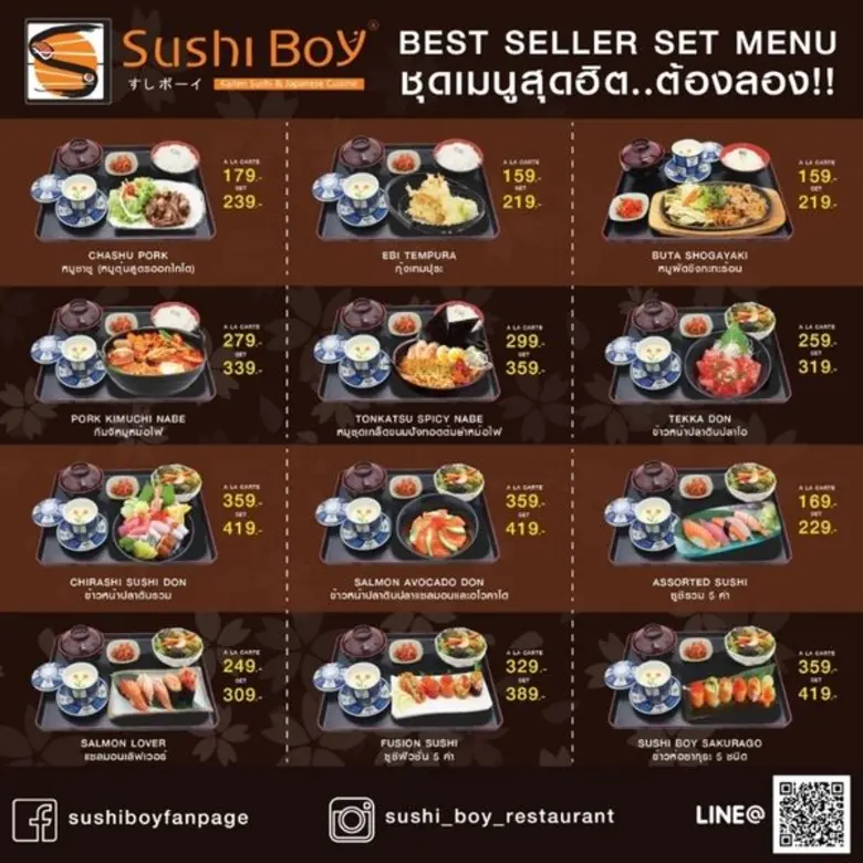 ซูชิบอย ผู้ดำเนินธุรกิจร้านอาหารญี่ปุ่นซูชิสายพาน ส...