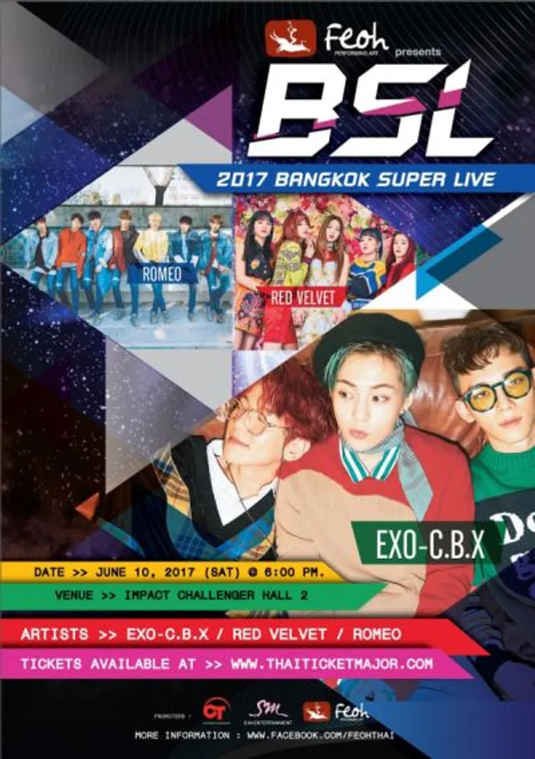 แบบนี้ก็ได้เหรอ!!! EXO-C.B.X | Red Velvet | Rome ขอเจอกันในคอนเสิร์ต Feoh Presents 2017 BANGKOK SUPER LIVE