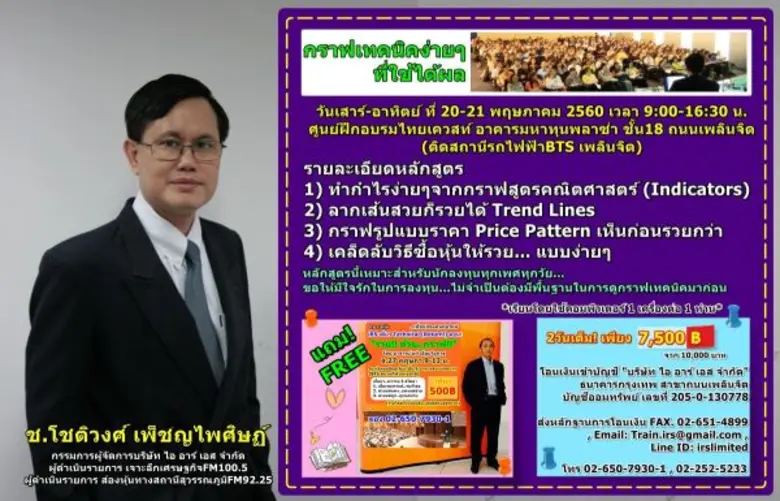 หลักสูตรเรียนก่อน..รวยกว่า ตอนกราฟเทคนิคง...