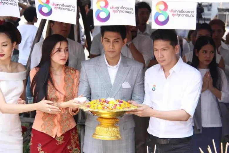 “ช่อง 8” บวงสรวงละครสุดหลอน “เงาอาถรรพ์” ดึง “แป้ง อรจิรา” ประกบ “มังกร ปภาวิน” ครั้งแรก