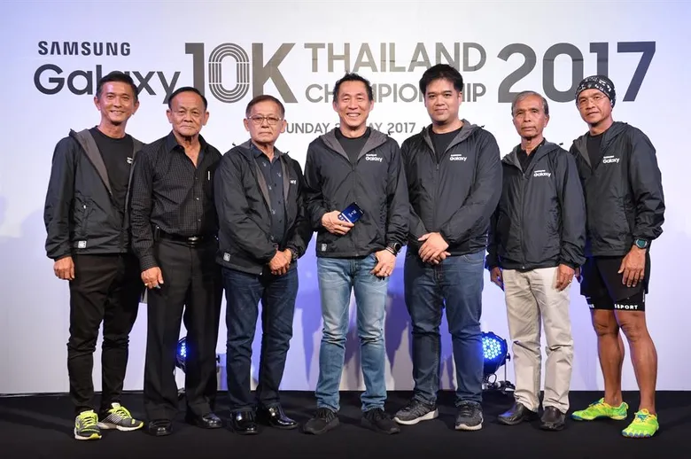 ซัมซุง จัดงานวิ่งครั้งยิ่งใหญ่ใจกลางเมือง Samsung Galaxy 10k Thailand Championship 2017 งานวิ่งแข่งขันระยะทาง 10 กิโลเมตร ชิงแชมป์ประเทศไทย