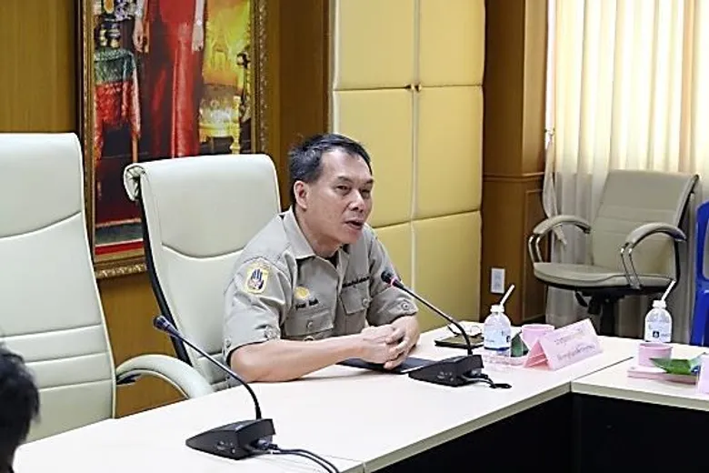 ปภ. โดย ศูนย์ ปภ.เขต 1 ปทุมธานี ร่วมการประชุมหารือปัญหา ข้อเสนอแนะ และอุปสรรคของการปฏิบัติงาน จังหวัดปทุมธานี