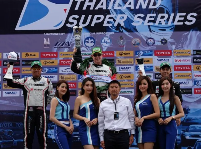 มาสด้าผงาดคว้าแชมป์ไทยแลนด์ ซูเปอร์ ซีรี่ส์ ดึง “มานะ พรศิริเชิด” ร่วมทีมมอเตอร์สปอร์ต