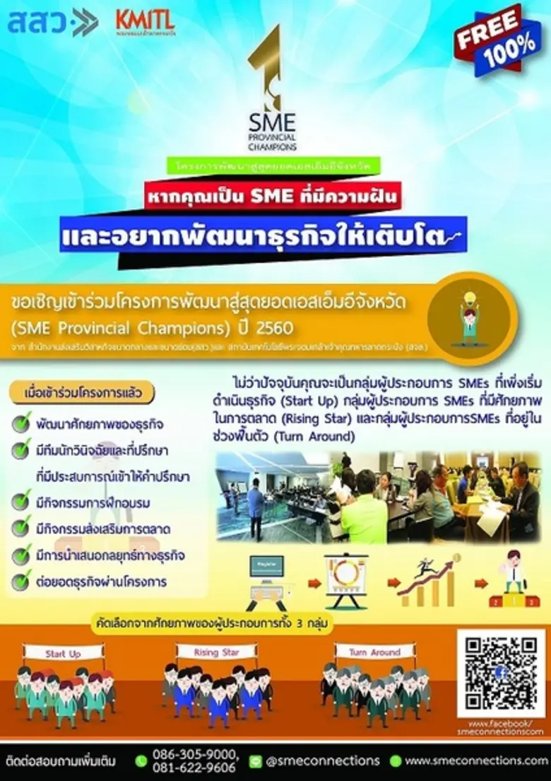 สสว.เตรียมปั้นผู้ประกอบการ 300 รายสู่สุดยอดเอสเอ็มอีจังหวัด