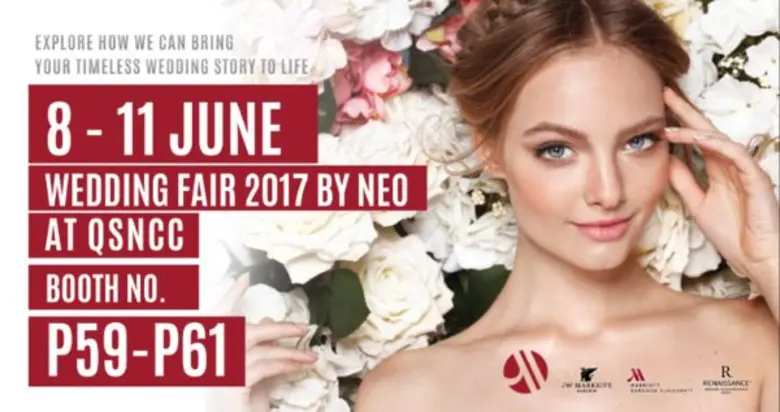 เพื่อวันพิเศษของคุณกับ3โรงแรม3สไตล์จากเครือแมริออท พบกับโรงแรมเจดับบลิว แมริออท กรุงเทพฯ โรงแรมเรเนซองส์ กรุงเทพฯ และโรงแรมแมริออท กรุงเทพฯ สุขุมวิท ในงาน NEO Wedding Fair