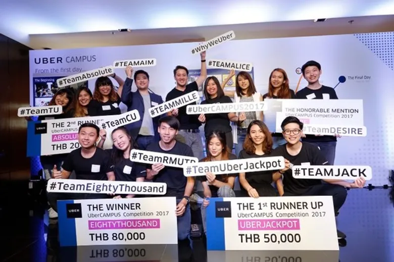 Uber เปิดโอกาสให้นิสิตนักศึกษาทั่วไทยแสดงความสามารถ กับการแข่งขันแผนธุรกิจ UberCAMPUS ครั้งแรกในประเทศไทย