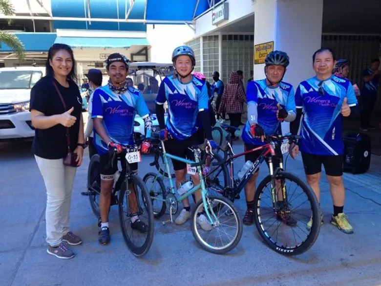 เซ็นทารา หาดใหญ่ กิจกรรมWomen bike ปี 3 ปั่นสุขกาย ทำบุญสุขใจ ใส่ใจสิ่งแวดล้อม
