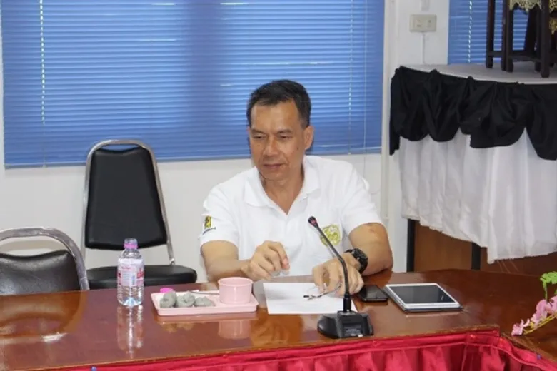 ปภ. โดย ศูนย์ ปภ.เขต 1 ปทุมธานี ประชุมการประเมินการฝึกการป้องกันและระงับอัคคีภัยภายในสำนักงาน ของศูนย์ป้องกันและบรรเทาสาธารณภัย เขต 1 ปทุมธานี