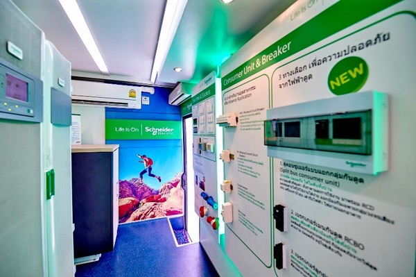 รถโมบายล์ สมาร์ท โซลูชัน ดิลิเวอรี โฉมใหม่ใส่ EcoStruxure ควบคุมผลิตภัณฑ์แบบออนไลน์ได้ทั้งระบบ