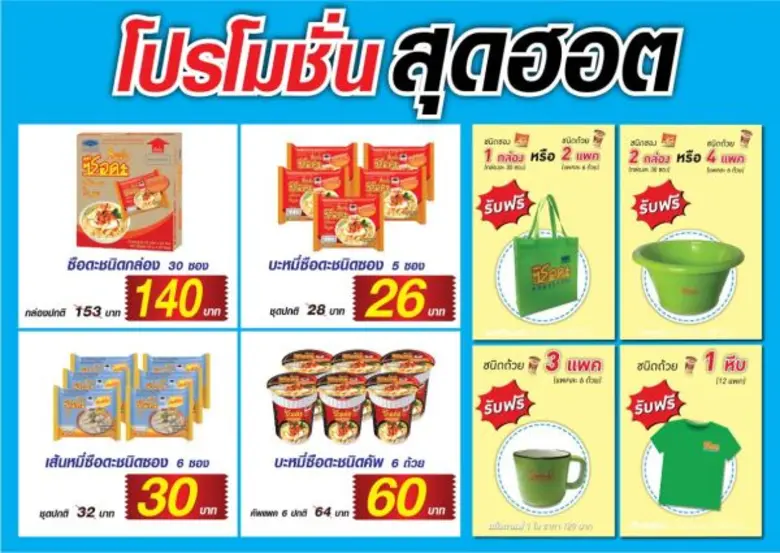 "ผลิตภัณฑ์บะหมี่กึ่งสำเร็จรูปซือดะ" บะหมี...