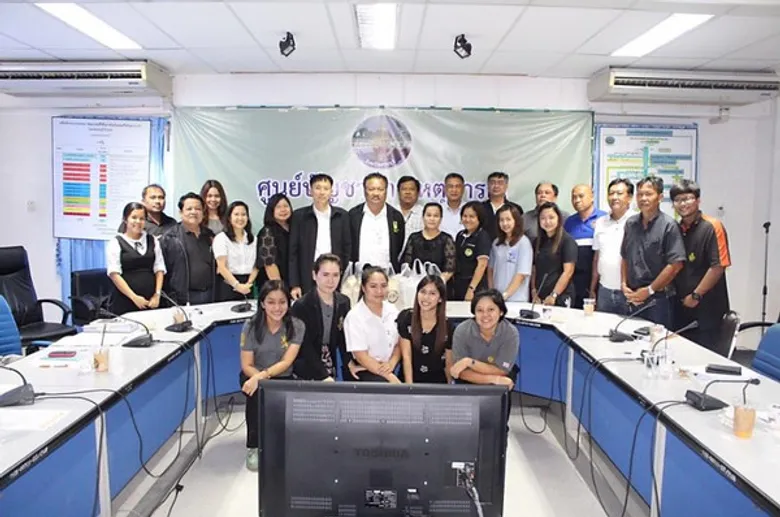 ปภ. โดย ศูนย์ ปภ.เขต 1 ปทุมธานี ร่วมหารือปัญหา ข้อเสนอแนะ และอุปสรรคของการปฏิบัติงาน จังหวัดสระบุรี