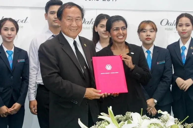 SPU : ม.ศรีปทุม ชลบุรี จับมือ โอ๊ควูด โฮเทล แอนด์ เรสซิเดนซ์ ศรีราชา MOU เพิ่มโอกาสการเรียนรู้พัฒนาทักษะการทำงานให้แก่นักศึกษาโครงการสหกิจศึกษา