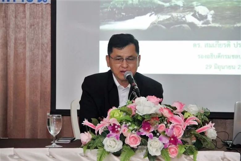 ผู้อำนวยการสำนักงานชลประทานที่ 1 ร่วมกิจกรรมธนาคารน้ำเพื่อบรรเทาอุทกภัยและการบริหารจัดการน้ำกับเกษตร 4.0