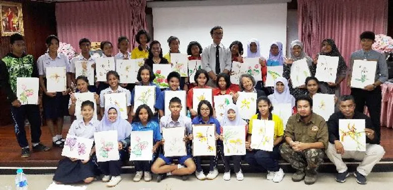 มรภ.สงขลา ปั้นเยาวชนนักวาดภาพทางพฤกษศาสตร์ ปลูกสำนึกรักษ์ธรรมชาติ-สนองพระราชดำริสมเด็จพระเทพฯ