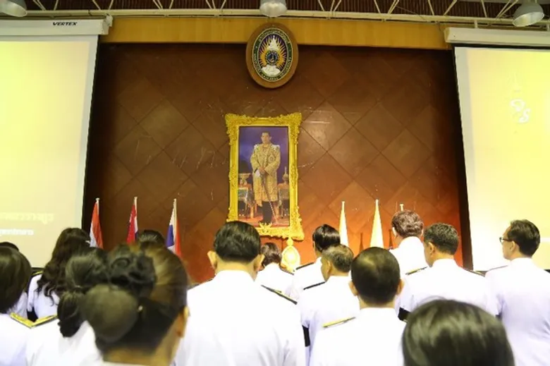 ราชภัฏธนบุรี ถวายพระพรชัยมงคลแด่สมเด็จพระเจ้าอยู่หัวมหาวชิราลงกรณ บดินทรเทพยางกูร และพิธีไหว้ครู ปี 60