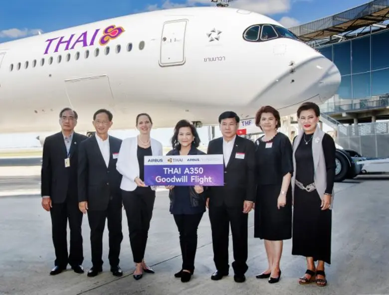 บริษัท การบินไทย จำกัด (มหาชน) รับมอบเครื่องบินแอร์...