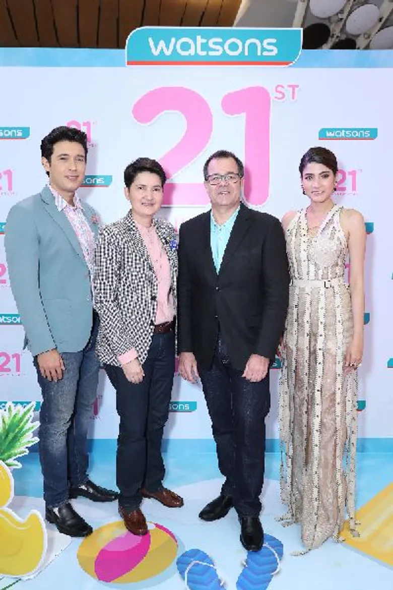 เหล่าดาราดัง ร่วมฉลองครบรอบ 21 ปี วัตสัน ประเทศไทย เผยแนวคิด 'ใช้ชีวิตให้รู้สึกดี’ จัดเต็มความบันเทิงระดับห้างแตก พร้อมส่งมอบคุณค่าคืนสู่สังคม