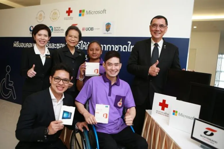 สมาคมธนาคารไทย ชมรม CSR และไมโครซอฟท์ ผนึกเครือข่าย เพิ่มศักยภาพคนพิการภายใต้สภากาชาดไทย สู่การขับเคลื่อนแรงงานอย่างยั่งยืน