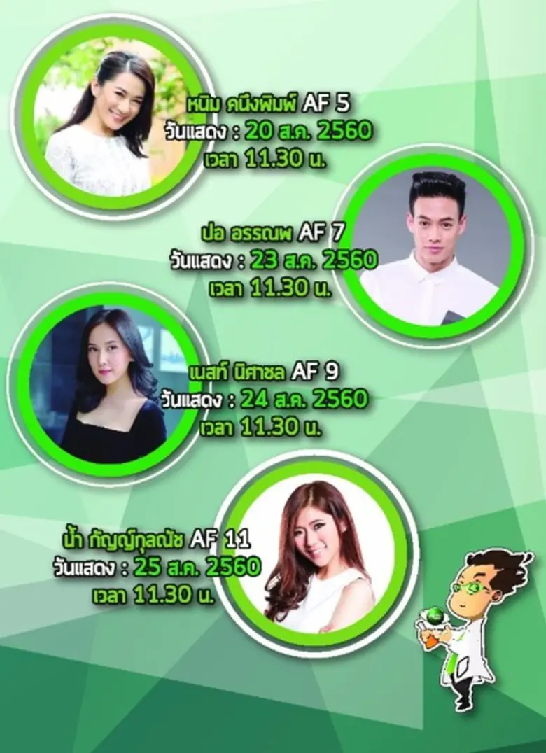 สทน. ชวนชมคอนเสิร์ตศิลปิน AF พร้อมกิจกรรมรับของที่ระลึกเพียบ ในมหกรรมวิทย์ฯ 60