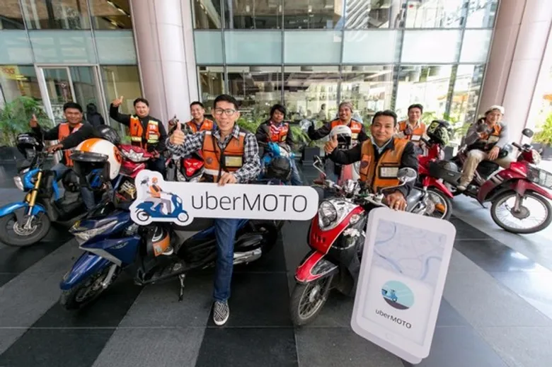 Uber เปิดตัวบริการรถจักรยานยนต์รับจ้าง “uberMOTO” กดเรียกวินที่ใกล้ที่สุดได้แล้ววันนี้ผ่านแอพ