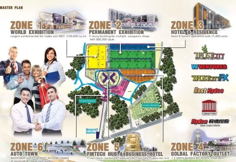 กลุ่มทุนไทย-จีนปั้น “Trust City” เมืองการค้าค่ากว่า 100,000 ล้าน ศูนย์แสดงสินค้าใหญ่สุดแห่ง AEC ชู Fintech Hub ใหญ่ที่สุดในโลก