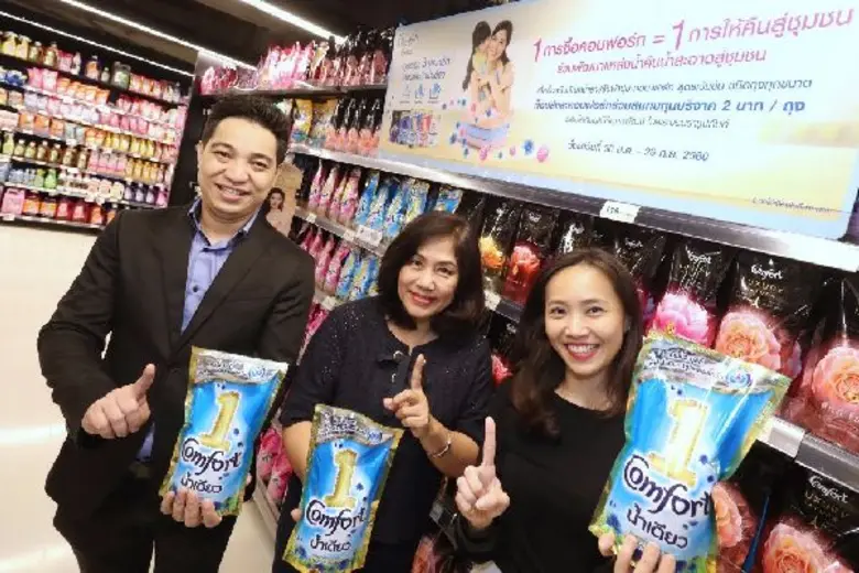 คอมฟอร์ท น้ำเดียว ผลิตภัณฑ์น้ำยาปรับผ้านุ...