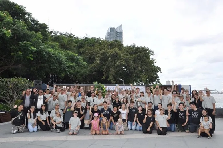โรงแรมชาเทรียม ริเวอร์ไซด์ กรุงเทพฯ ร่วมทำความสะอาดแม่น้ำเจ้าพระยา “Clean up the River 2017”