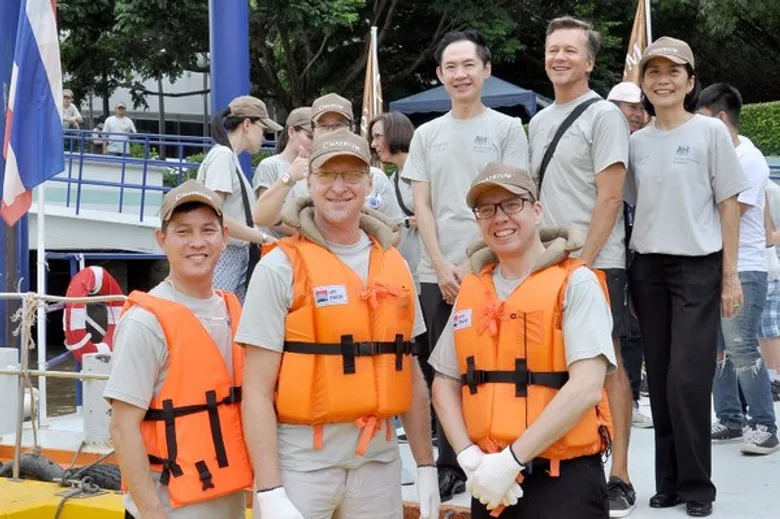 โรงแรมชาเทรียม ริเวอร์ไซด์ กรุงเทพฯ ร่วมทำความสะอาดแม่น้ำเจ้าพระยา “Clean up the River 2017”